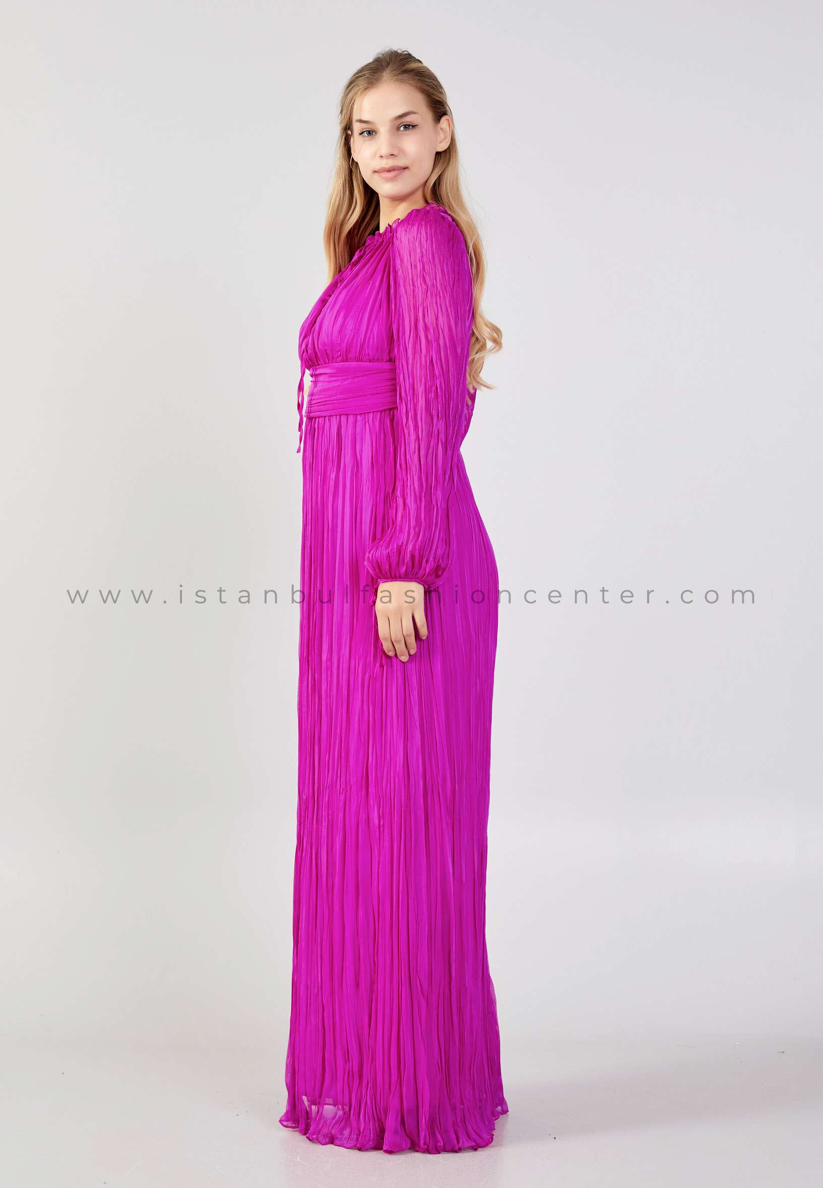 Fuchsia Long Sleeve Dress