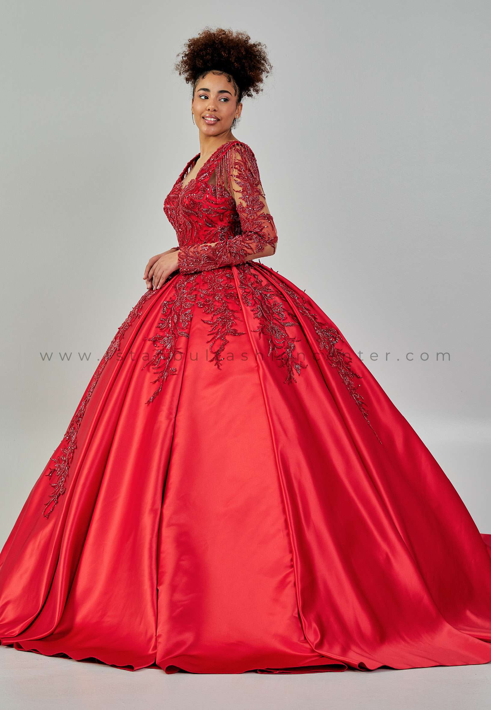 Shop Red Engagement Long Length Salwar Suit Online : 253778 -