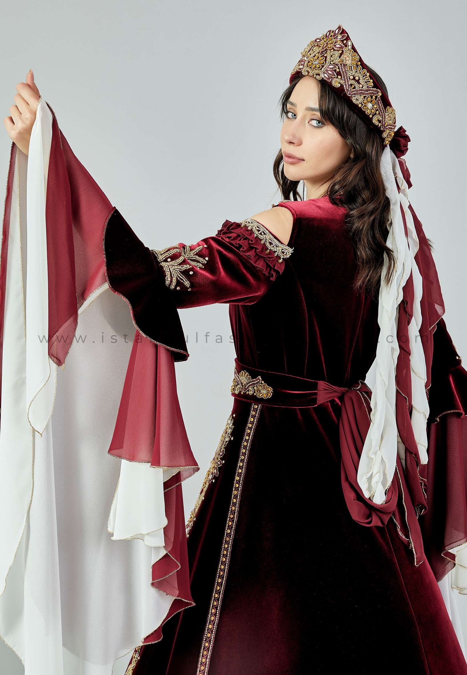Elegant Kaftan Set - Turkish Traditional Clothes - Caftan Dress