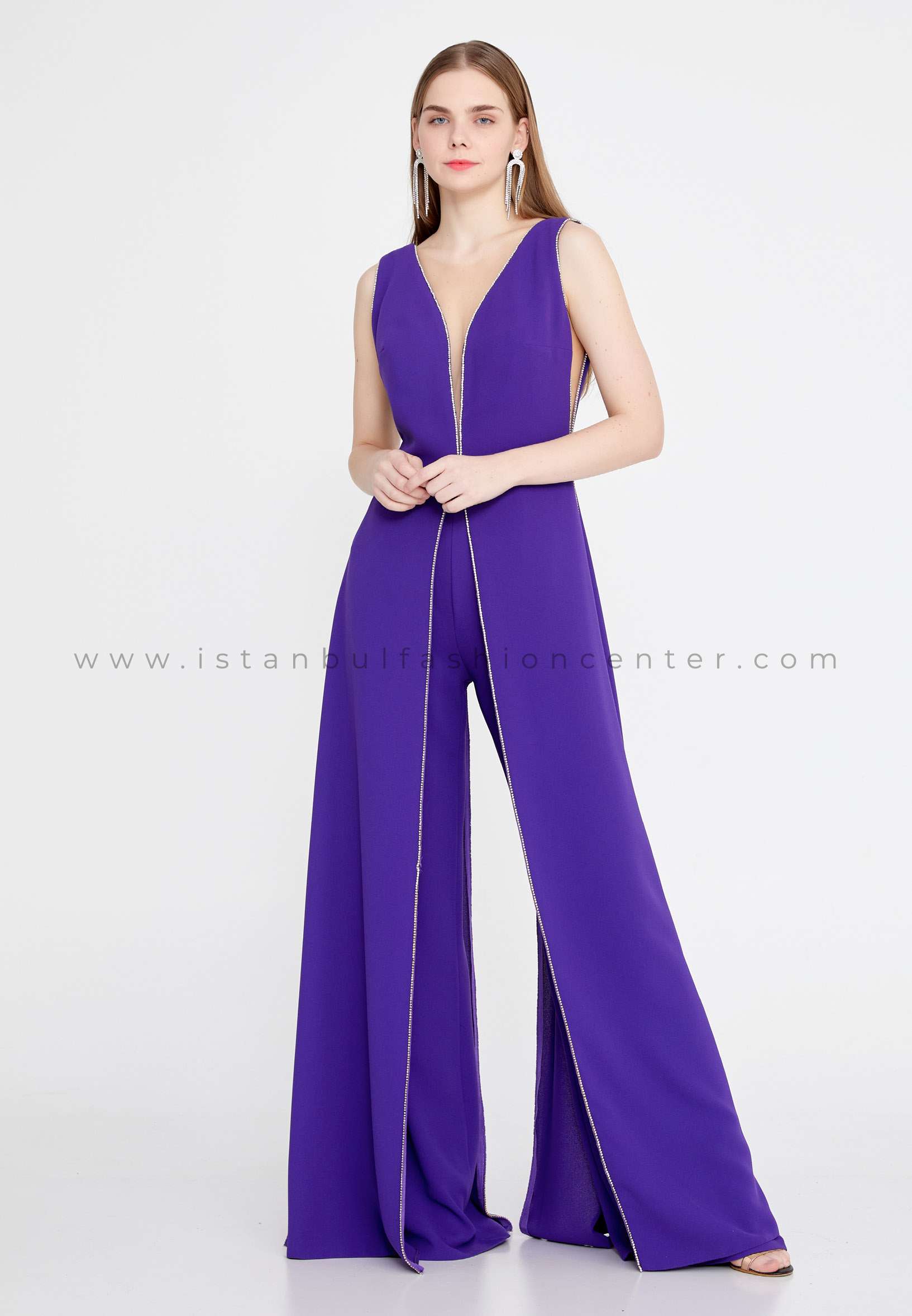 Purple cheap formal jumpsuit