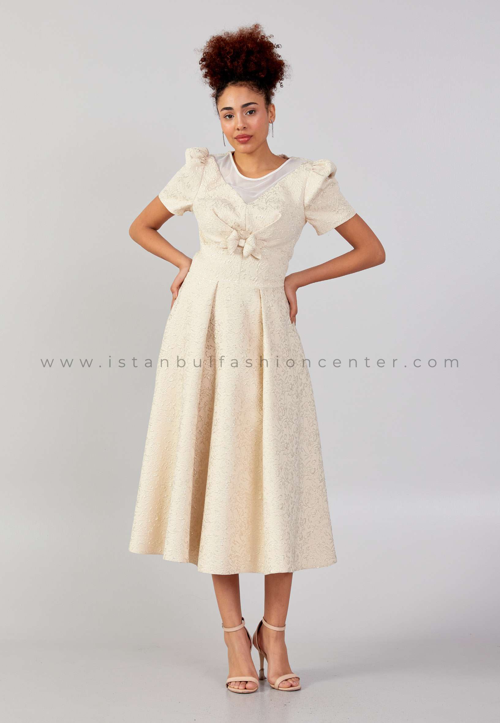 Beige short sales formal dress