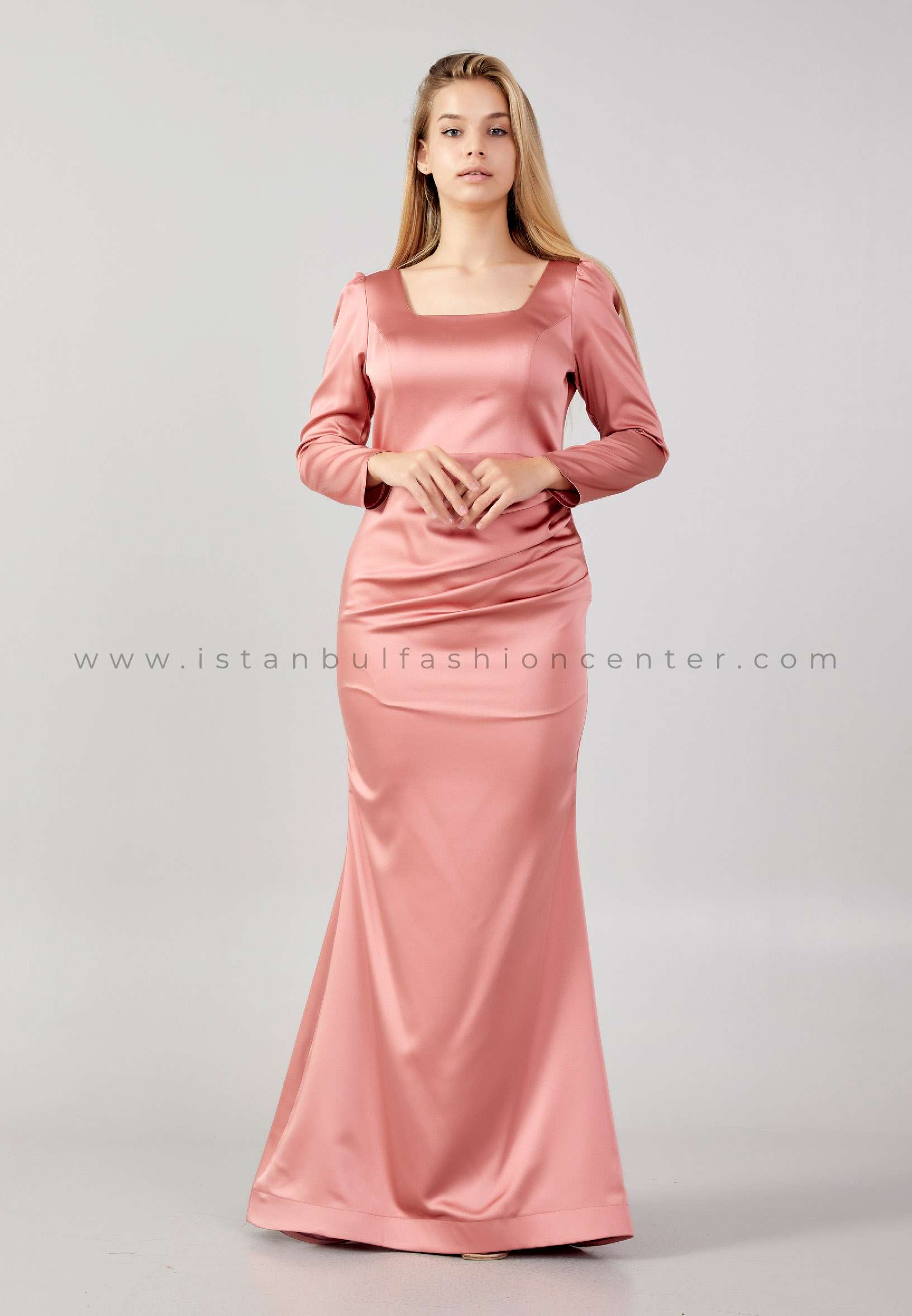 Pink Satin Dress Plus Size