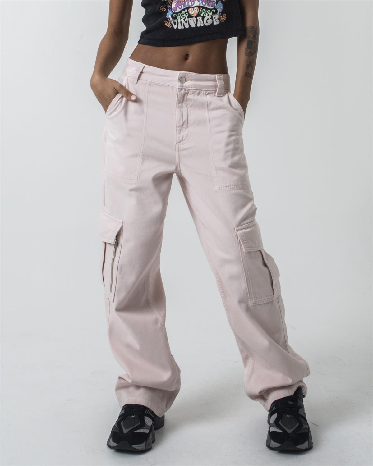 TSP Pink Cargo Pantolon