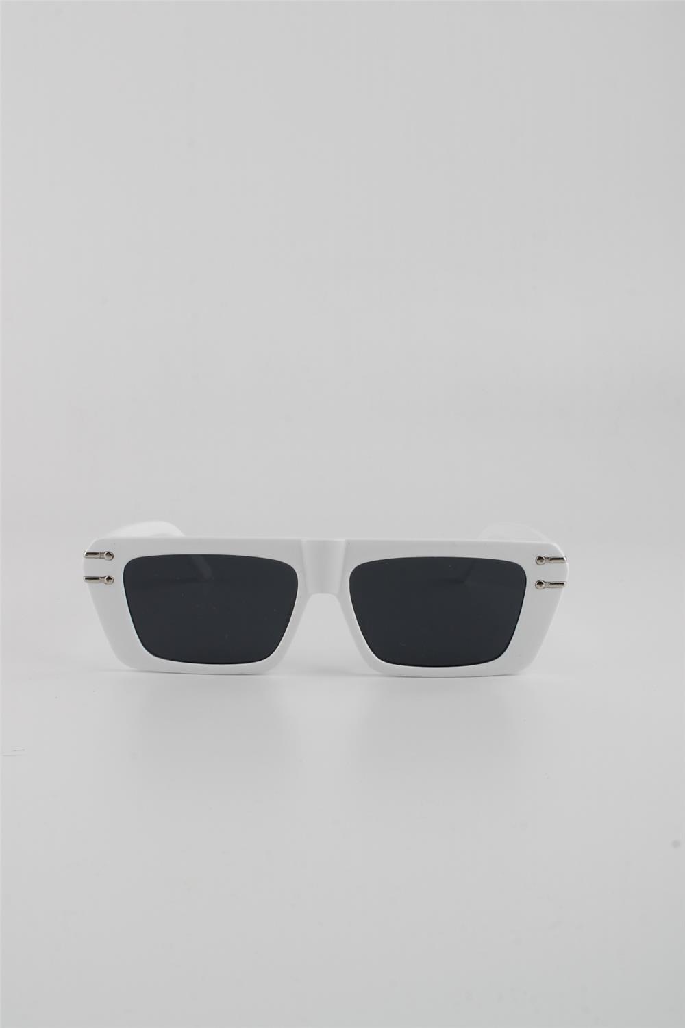 By Marine Beyaz UV400 Filtre Kadın Güneş Gözlüğü G24FT11R04