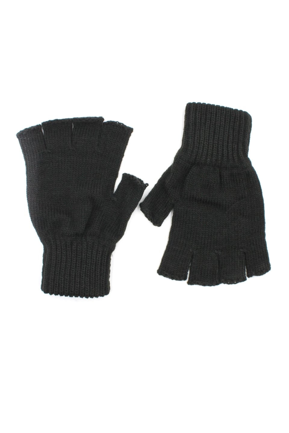 Ceppello Siyah Triko Unisex Yarım Parmak Eldiven CAPEFTZR01
