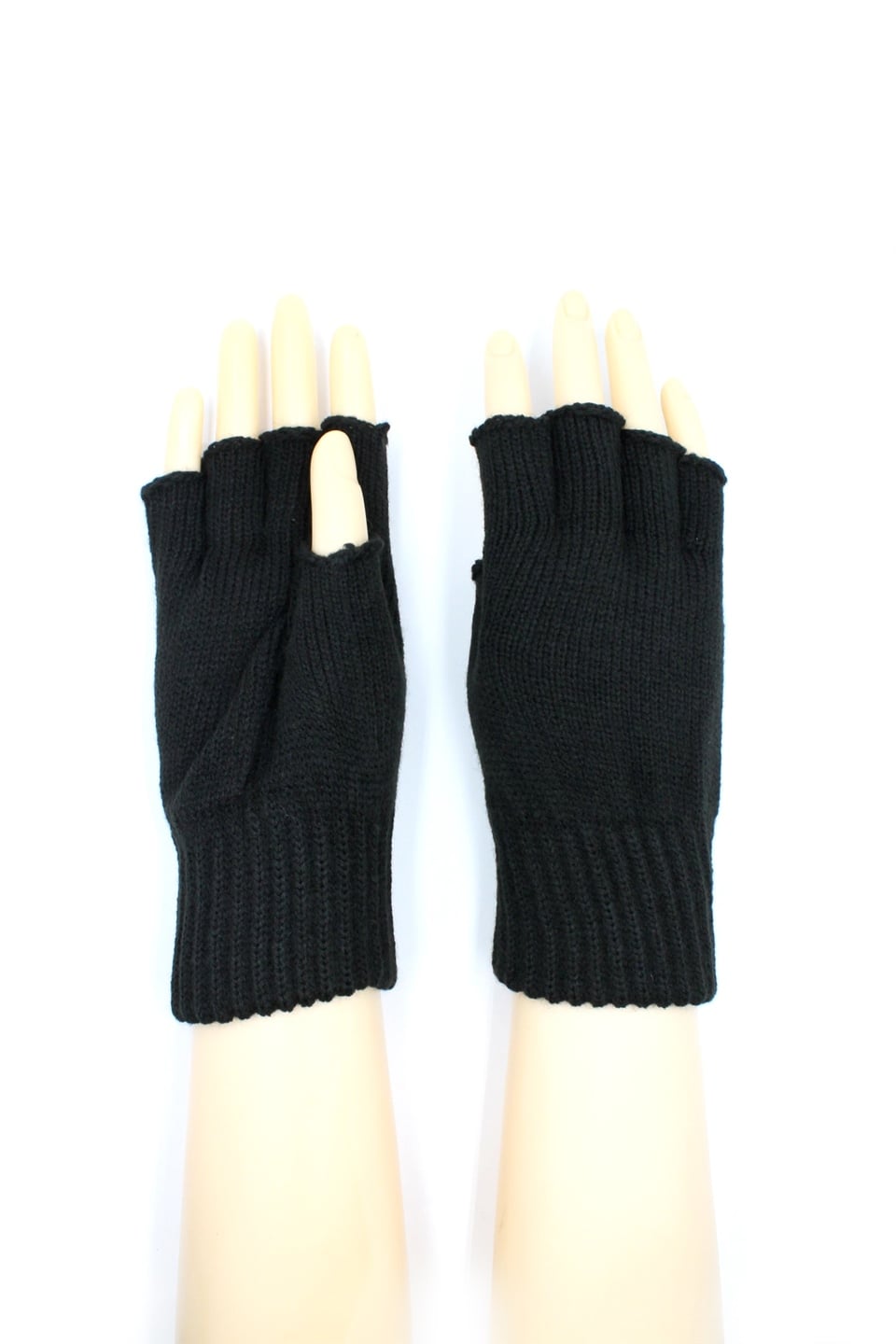 Ceppello Siyah Triko Unisex Yarım Parmak Eldiven CAPEFTZR01