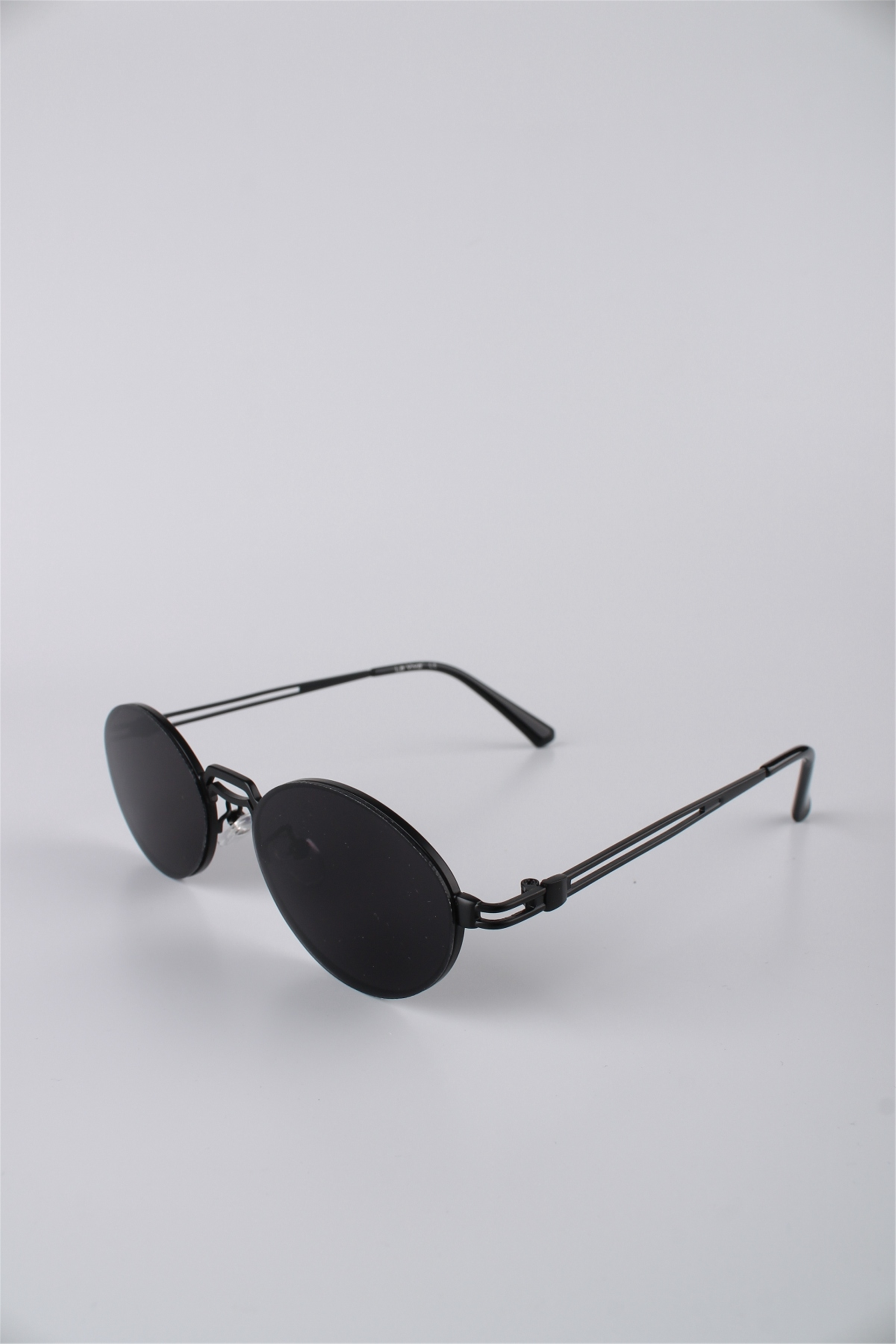 La Viva Unisex Siyah Yuvarlak Metal Çerçeveli Güneş Gözlüğü GG25LV2308R01