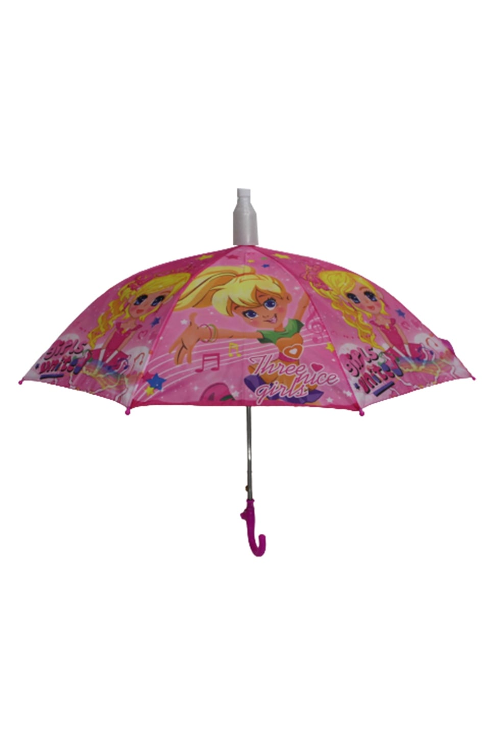 Marlux Bardaklı Korumalı Kız Çocuk Pembe Baskılı Şemsiye  M21MARC60R001