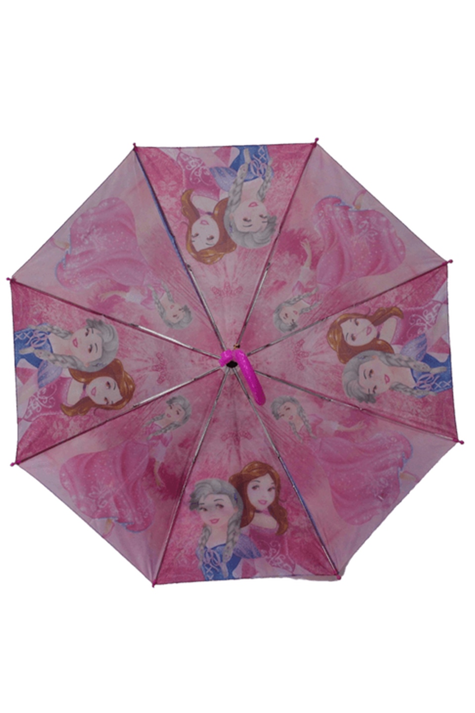 Marlux Bardaklı Korumalı Kız Çocuk Pembe Baskılı Şemsiye M21MARC70R001