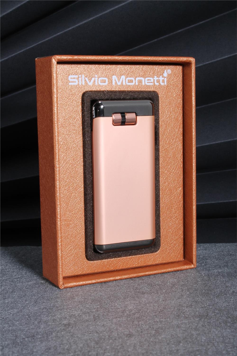 Silvio Monetti  Bronz Renk Özel Tasarım Kapaklı Gazlı Çakmak  24CSM871MR03