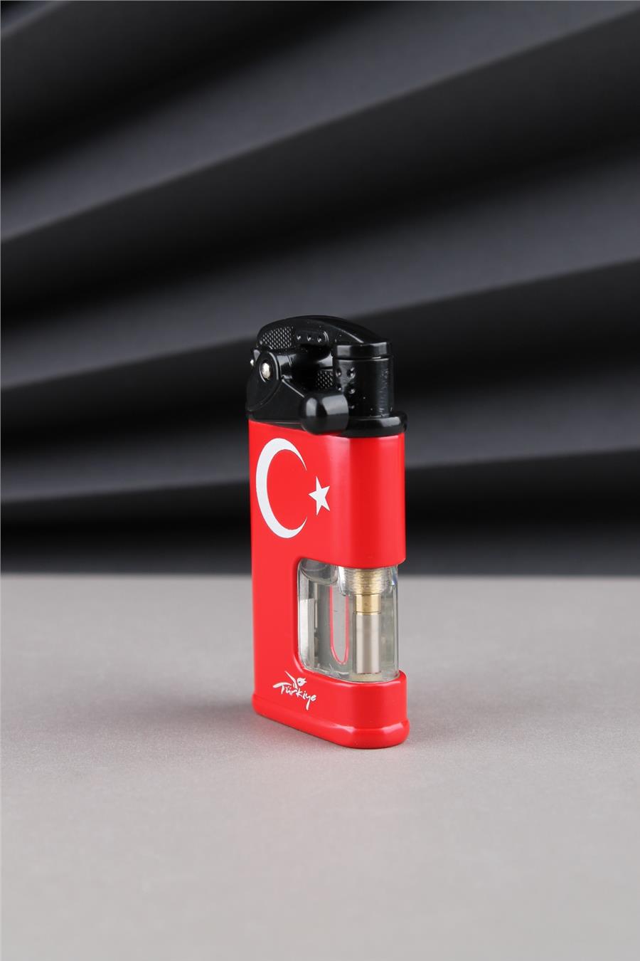 Silvio Monetti Kırmızı Türkiye Yazılı Ve Türk Bayrağı Çakmak 24CSM922MR001