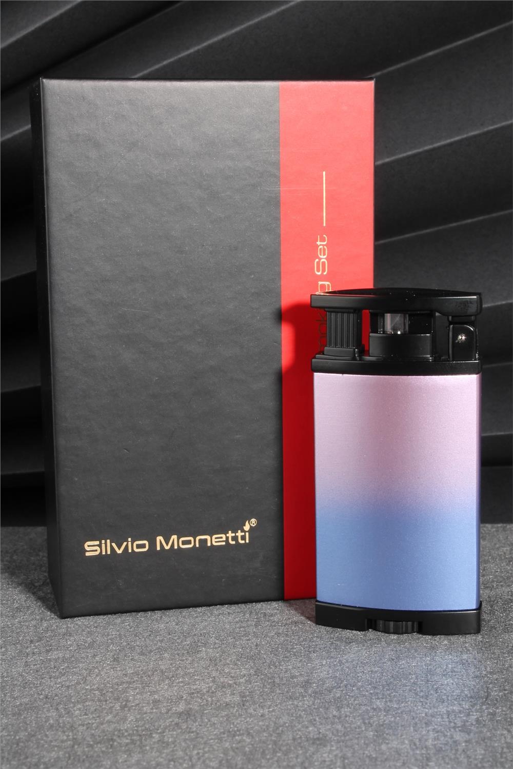 Silvio Monetti  Pembe Renk Özel Tasarım Gazlı Çakmak  24CSM906MR05