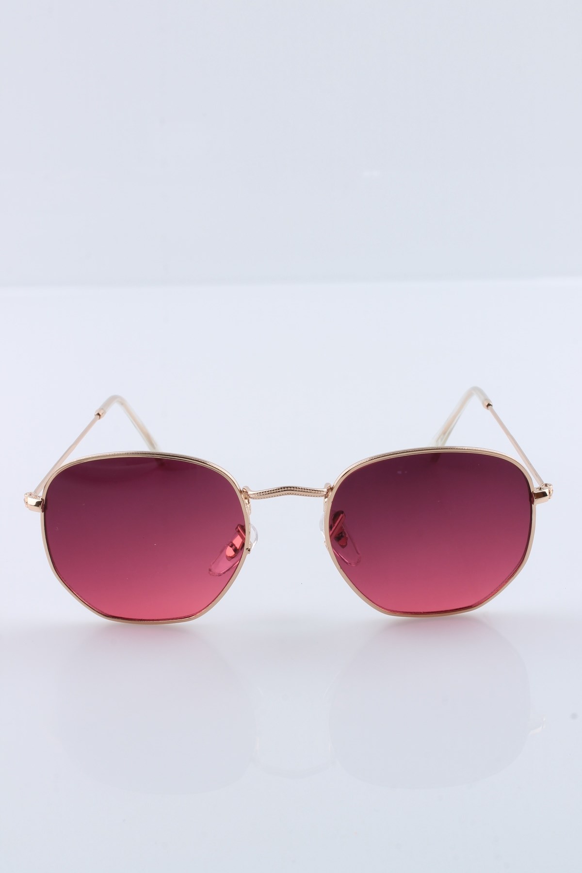 UNISEX BORDO ROSE UV400 GÜNEŞ GÖZLÜĞÜ SILVIO MONETTI - 3SM3548R007