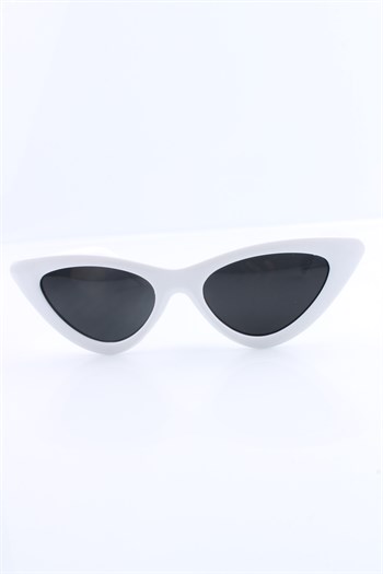 BEYAZ UV400 KADIN GÜNEŞ GÖZLÜĞÜ - BY MARINE - 4BM004R005