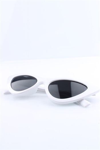 BEYAZ UV400 KADIN GÜNEŞ GÖZLÜĞÜ - BY MARINE - 4BM004R005