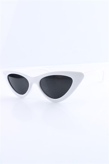 BEYAZ UV400 KADIN GÜNEŞ GÖZLÜĞÜ - BY MARINE - 4BM004R005