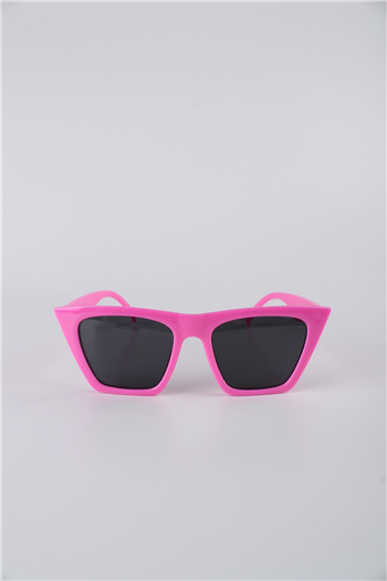 By Marine Kız Çocuk Cat Eye Pembe Çerçeveli Siyah Camlı Güneş Gözlüğü GG25KZCOCUKRD1