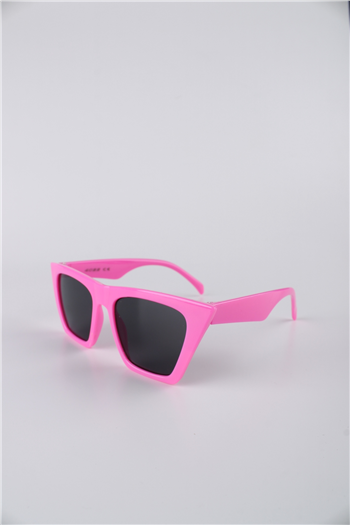 By Marine Kız Çocuk Cat Eye Pembe Çerçeveli Siyah Camlı Güneş Gözlüğü GG25KZCOCUKRD1