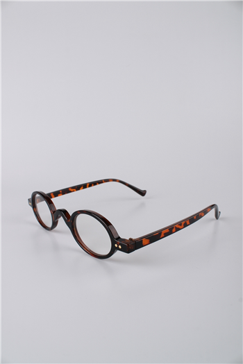 By Marine Leopar Desenli Yuvarlak Çerçeve Unisex Güneş Gözlüğü GG25BM5928R01