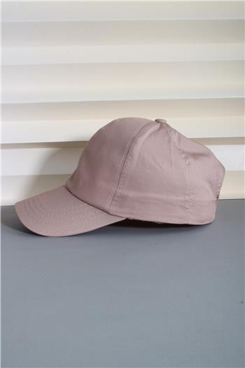 Cappello Bej Spor Şapka Unisex Arkası Cırtlı Ayarlanabilir 24SAPKADUZ
