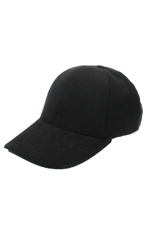 Cappello Erkek Siyah Kaşe Düz Şapka Kep CAPKASR001