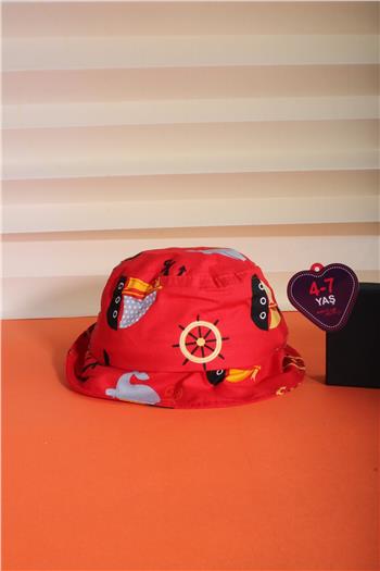 Cappello Kırmızı 4-7 Yaş Safari Şapka 24CCKSAFAR02