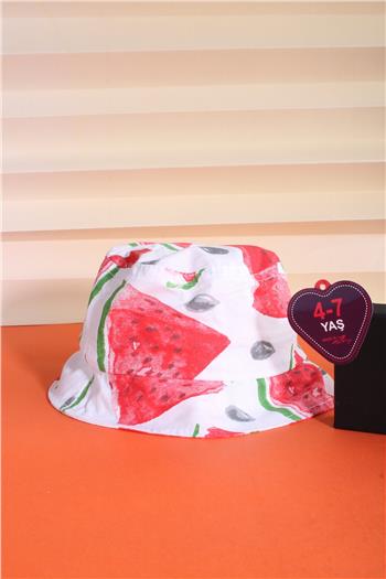 Cappello Kırmızı 4-7 Yaş Safari Şapka 24CCKSAFAR03