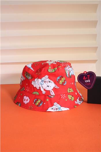 Cappello Kırmızı 4-7 Yaş Safari Şapka 24CCKSAFAR11