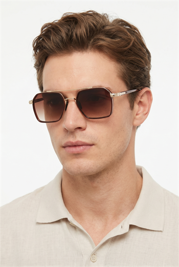 La Viva Kahverengi UV400 Koruma Unisex Güneş Gözlüğü G25LV3311R02