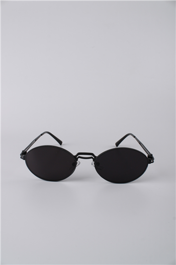 La Viva Unisex Siyah Yuvarlak Metal Çerçeveli Güneş Gözlüğü GG25LV2308R01