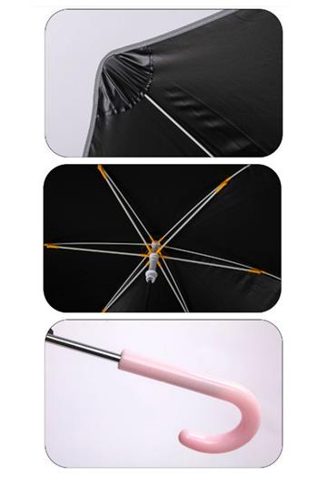 Marlux 6 Fiber Telli Kız Çocuk Şemsiye Prenses Desenli Rüzgara Dayanıklı Kız Çocuk Şemsiyesi MARLUX1099GRLR06