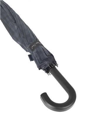 Marlux Rst  Açık Lacivert Ekose Fiber 16 Telli Erkek Baston Şemsiye M21MARRST02R006