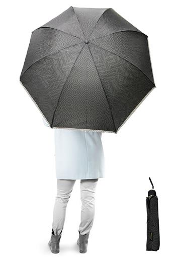 Marlux Modern Çizgi Desenli Yarasa Model 8 Telli Rüzgara Dayanıklı Manuel Şemsiye MARLUX391R01