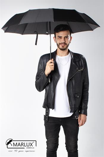Marlux Rüzgarda Kırılmayan Ekstra Güçlü Ekstra Dayanıklı Tam Otomatik Şemsiye M21MAR801R01