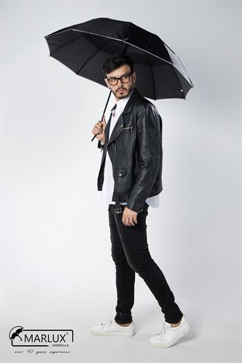 Marlux Siyah Çift Katlı Protokol Unisex Şemsiye M21MAR207CKR001