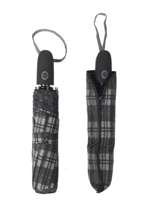 Marlux Siyah Kırmızı Ekoseli Tam Otomatik Kadın Şemsiye M21MAR703R001