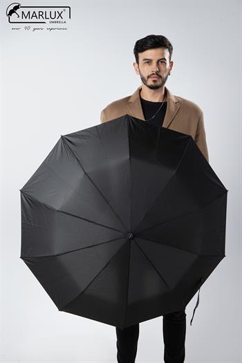 Marlux Siyah Kobra Saplı Premium Erkek Şemsiye M21MAR2015MR001