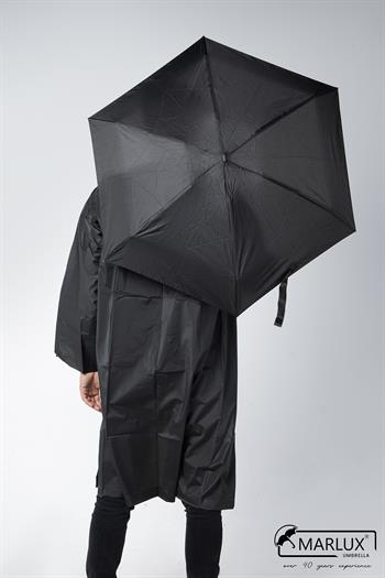 Marlux Siyah Mini Cep Tip Unisex Şemsiye M21MAR211PR001