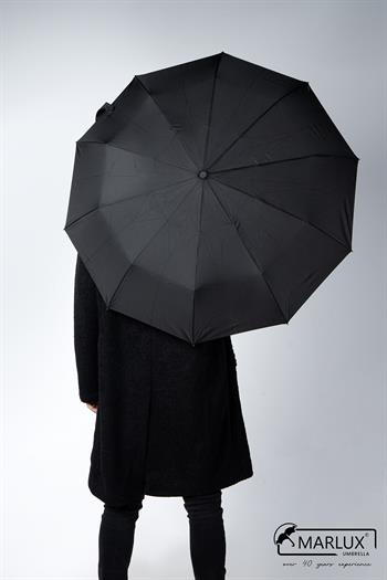 Marlux Siyah Rolls Royce Gold Saplı Ultra Lüks Premium Şemsiye  M21MAR1021R001