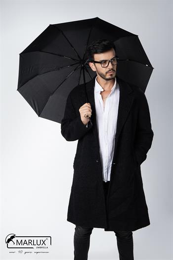 Marlux Siyah Rolls Royce Gold Saplı Ultra Lüks Premium Şemsiye  M21MAR1021R001