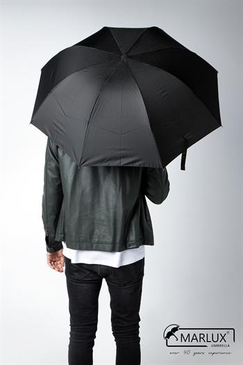 Marlux Siyah Unisex Yarasa Tip Kırılmaz Şemsiye M21MAR077R001