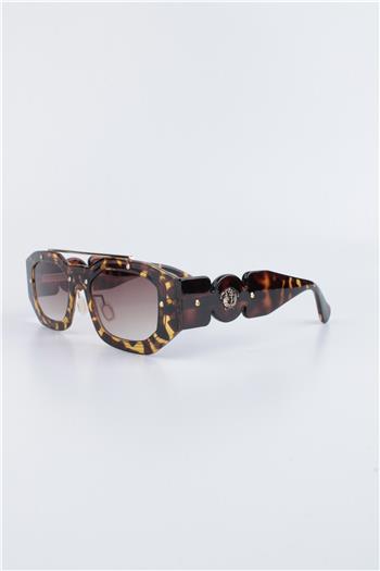 Max Polo Kadın Leopar UV 400 Korumalı Kadın Güneş Gözlüğü 23MPGLH012R3