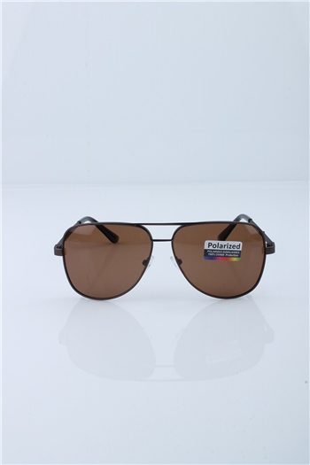 Max Polo Kahverengi Polarize Erkek Güneş Gözlüğü MRT22MP1855