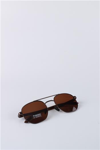 Max Polo Kahverengi Polarize Erkek Güneş Gözlüğü G25MPS3207R03