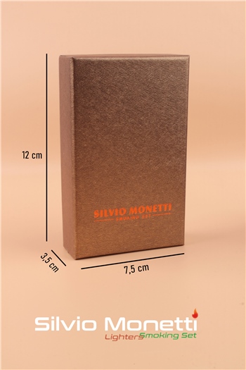 Silvio Monetti 2 Torch Gazlı Çakmak - SMCK617MR04