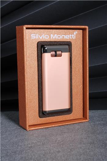 Silvio Monetti  Bronz Renk Özel Tasarım Kapaklı Gazlı Çakmak  24CSM871MR03