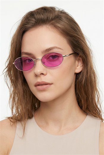 Silvio Monetti Kadın Pembe UV 400 Korumalı Güneş Gözlüğü 23SM8708R05