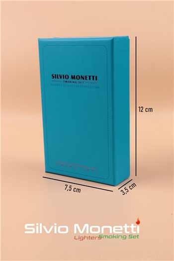 Silvio Monetti Torch Gazlı Çakmak - SMCK642MR03