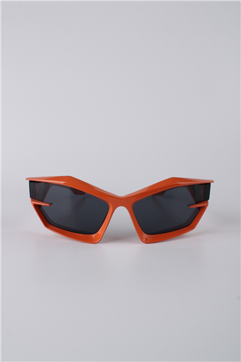 Silvio Monetti Turuncu Geometrik Çerçeveli Unisex Güneş Gözlüğü GG25SM9002R06