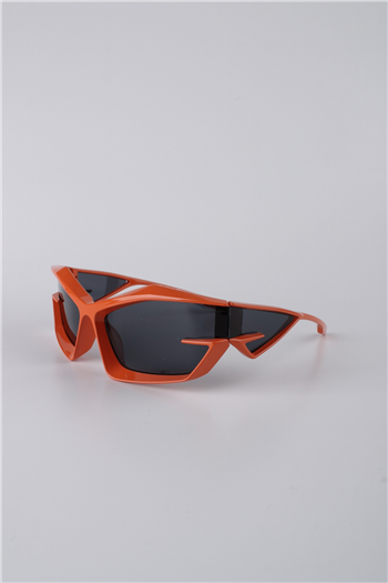 Silvio Monetti Turuncu Geometrik Çerçeveli Unisex Güneş Gözlüğü GG25SM9002R06